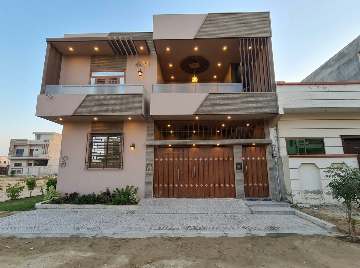 Modern Warm-Tone Residence - image 1